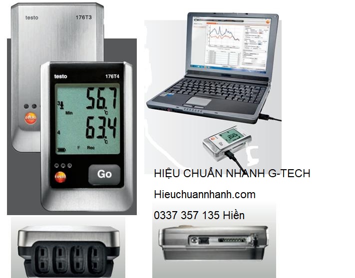 Hiệu chuẩn Temperature Data Logger TESTO 176T4 giá rẻ- Hiệu chuẩn nhanh G-TECH