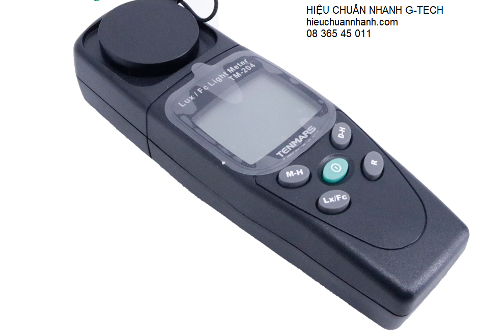 Hiệu chuẩn thiết bị đo ánh sáng/ Light Meter TENMARS TM-204- Dv hiệu chuẩn nhanh