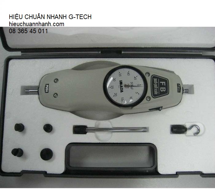 Hiệu chuẩn máy test nút/ Push Pull Scale IMADA	FB30K- Dv hiệu chuẩn nhanh