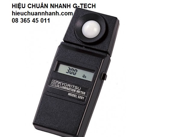 Hiệu chuẩn máy đo cường độ ánh sáng/ Luminometer KYORITSU 5201- Hiệu chuẩn nhanh