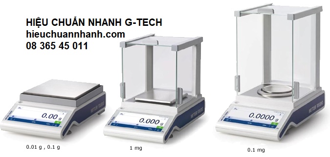 Hiệu chuẩn cân điện tử, cân kỹ thuật/ Electronic Balance METTLER TOLEDO MS303TS