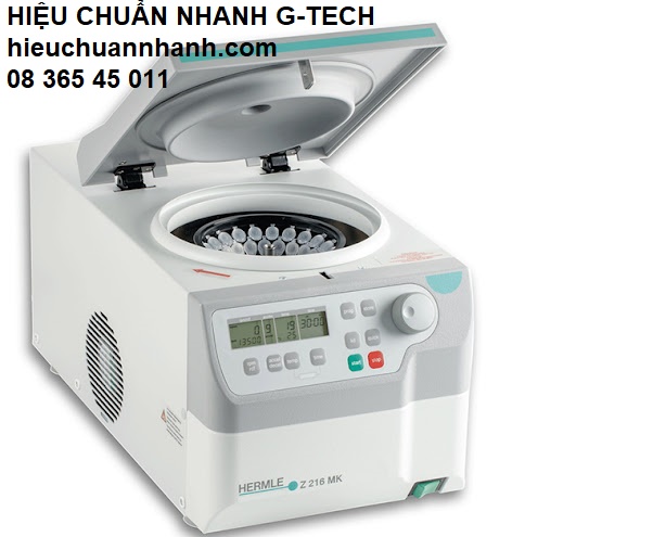 Hiệu chuẩn máy ly tâm/ Centrifuge HERMLE Z216MK- Hiệu chuẩn nhanh