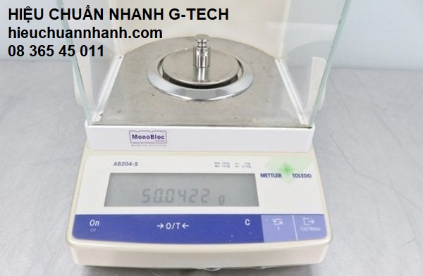 Hiệu chuẩn cân điện tử, phân tích, kỹ thuật METTLER TOLEDO AB204/ Analytical Balance