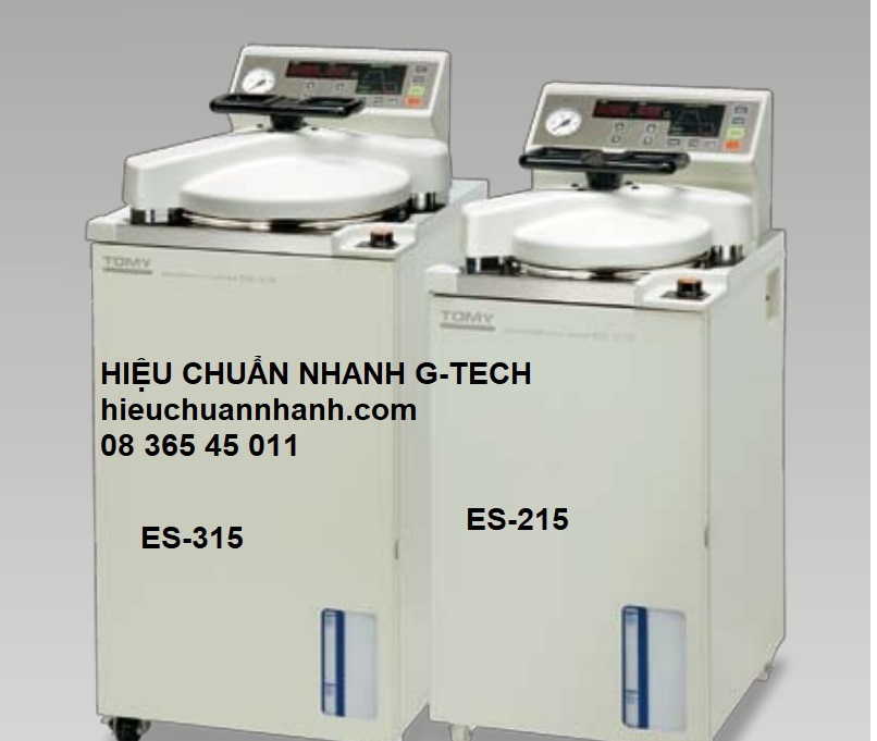 Hiệu chuẩn nồi hấp tiệt trùng TOMY ES-315/ ES-215/ Autoclave- Hiệu chuẩn nhanh