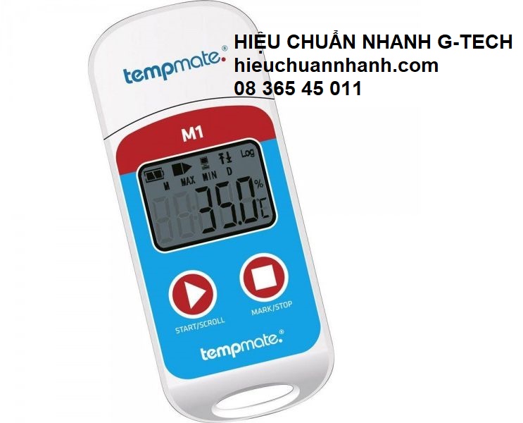 Hiệu chuẩn Nhiệt kế tự ghi tempmate M1. Dịch vụ nhanh