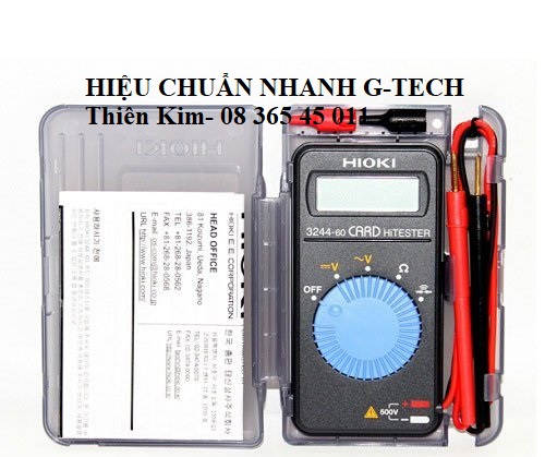 Hiệu chuẩn Đồng hồ vạn năng bỏ túi HIOKI 3244-60/ Dịch vụ nhanh rẻ