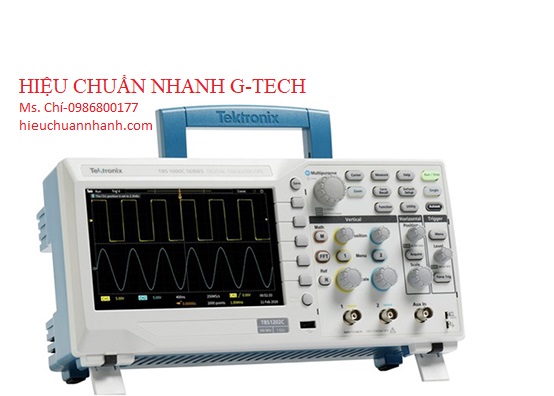 Hiệu chuẩn máy hiện sóng số TEKTRONIX TBS1052C (50Mhz, 2 kênh, 1GS/s).Hiệu chuẩn nhanh G-tech