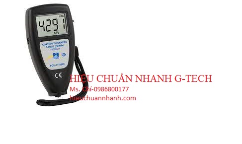  Hiệu chuẩn máy đo độ dày lớp phủ PCE CT 23BT (0~1500µm).Hiệu chuẩn nhanh G-tech