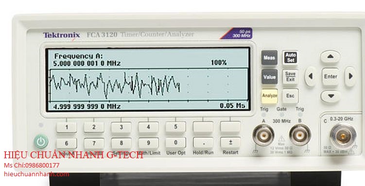  Hiệu chuẩn máy đếm tần Stanford SR625 (50 MHz - 2.2 GHz).Hiệu chuẩn nhanh G-tech