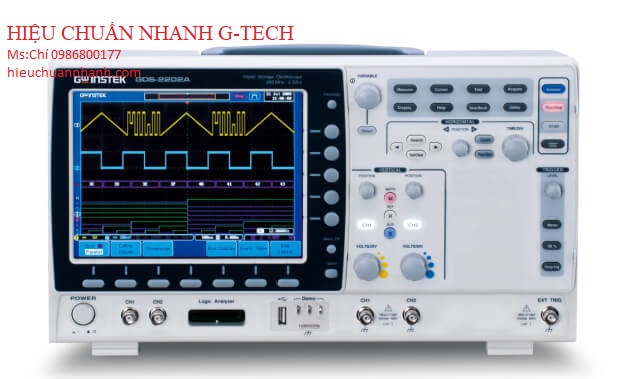  Hiệu chuẩn máy hiện sóng số TEKTRONIX TBS2102B (100Mhz, 2 kênh, 2Gs/s).Hiệu chuẩn nhanh G-tech