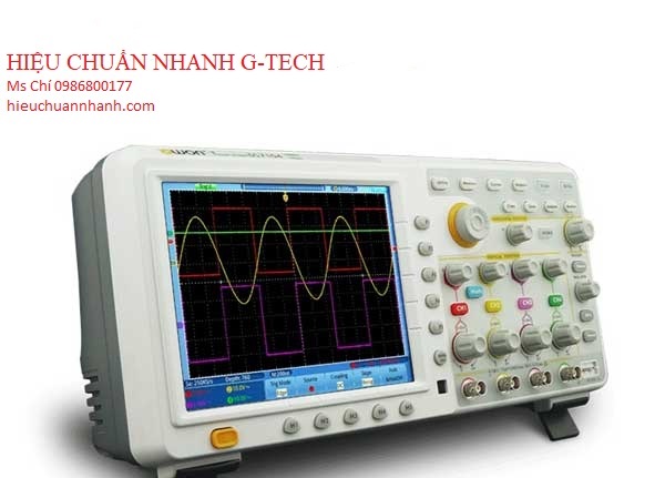 Hiệu chuẩn máy hiện sóng GW INSTEK MDO-2302A (2 kênh, 300MHz, 1.17ns ).Hiệu chuẩn nhanh G-tech