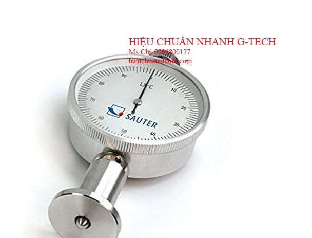  Hiệu chuẩn máy đo độ cứng cao su cầm tay chỉ thị kim SAUTER HBO100-0 (0~100 HA0).Hiệu chuẩn nhanh G-tech