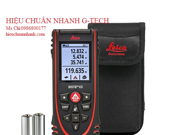 Hiệu chuẩn máy đo khoảng cách laser Leica DISTO S910 (300m).Hiệu chuẩn nhanh G-tech