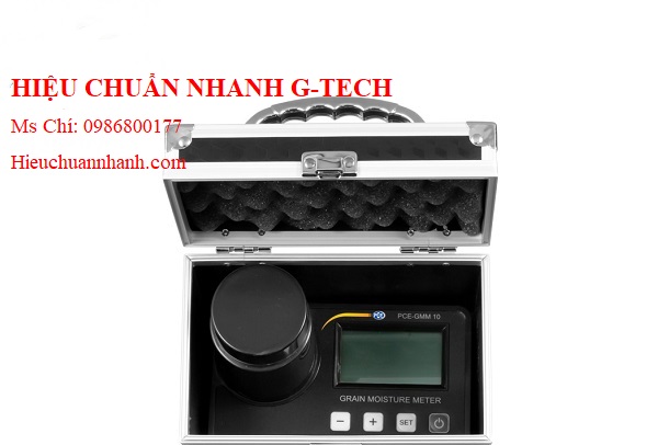 Hiệu chuẩn máy đo độ ẩm hạt nông sản PCE GMM 10 (6~40%, ± 0.5%).Hiệu chuẩn nhanh G-tech