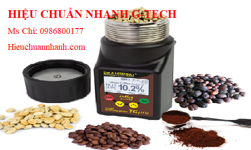 Hiệu chuẩn máy đo độ ẩm cà phê và cacao DRAMINSKI TG PRO COFFEE.Hiệu chuẩn nhanh G-tech