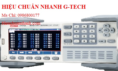 Hiệu chuẩn thiết bị đo nhiệt độ đa kênh UNI-T UT3208 (8-CH; -200℃~1800℃; 0.1℃).Hiệu chuẩn nhanh G-tech