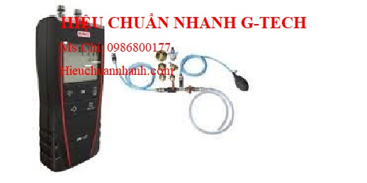 Hiệu chuẩn máy đo áp suất dùng trong kiểm tra hệ thống khí gas KIMO MP130.Hiệu chuẩn nhanh G-tech