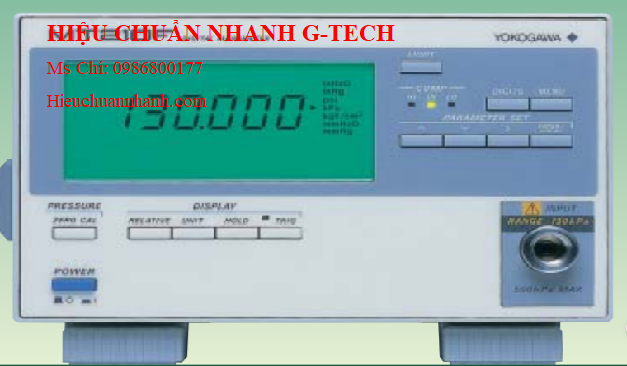 Hiệu chuẩn  áp kế kỹ thuật số YOKOGAWA 767373 (0~700 kPa, full scale).Hiệu chuẩn nhanh G-tech