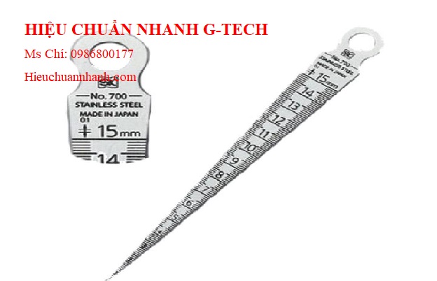 Hiệu chuẩn dụng cụ đo khe hở Niigata Seiki TPG-700A.Hiệu chuẩn nhanh G-tech