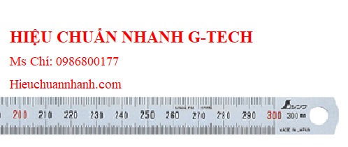 Hiệu chuẩn  thước lá Shinwa 13277 (1000mm).Hiệu chuẩn nhanh G-tech