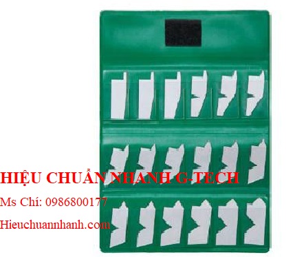  Hiệu chuẩn bộ dưỡng đo góc INSIZE 4807 (18 lá).Hiệu chuẩn nhanh G-tech