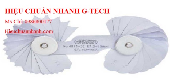 Hiệu chuẩn  căn lá Insize 4813-34 (1.0-7.0mm / 34 lá).Hiệu chuẩn nhanh G-tech