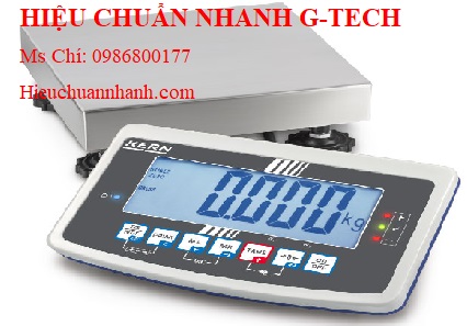 Hiệu chuẩn cân sàn KERN IFB 3K-4 (3kg, 100mg).Hiệu chuẩn nhanh G-tech