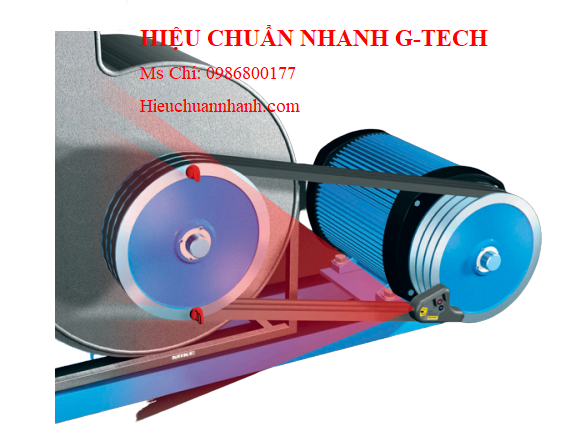 Hiệu chuẩn máy cân chỉnh dây đai, puli bằng tia laser EASYLASER BEGAD90.Hiệu chuẩn nhanh G-tech