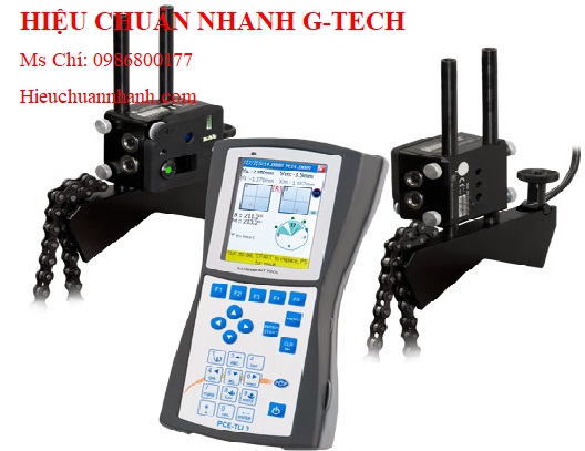 Hiệu chuẩn  máy cân chỉnh đồng tâm, độ rung PCE TU 3 (0,001 mm, 10m).Hiệu chuẩn nhanh G-tech