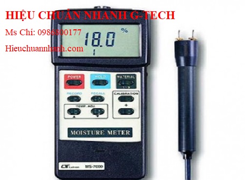 Hiệu chuẩn  đầu đo độ ẩm DELMHORST 19-E.Hiệu chuẩn nhanh G-tech