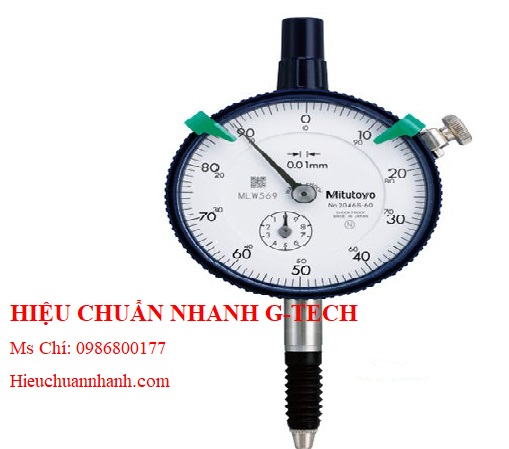 Hiệu chuẩn  đồng hồ so chân gập TECLOCK LT-353 (0.8mm/0.01mm; Tự ly hợp).Hiệu chuẩn nhanh G-tech