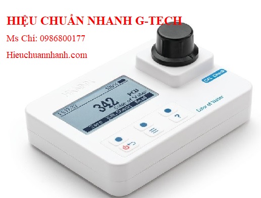 Hiệu chuẩn máy quang đo màu của nước sạch HANNA HI97727.Hiệu chuẩn nhanh G-tech