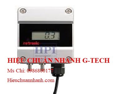 Hiệu chuẩn thiết bị đo và chuyển đổi tín hiệu áp suất chênh lệch Rotronic PF1.Hiệu chuẩn nhanh G-tech