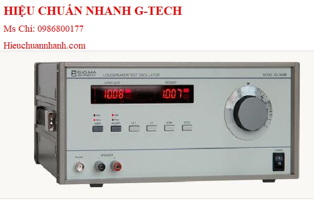 Hiệu chuẩn máy đo từ trường loa SIGMA SG-2504B.Hiệu chuẩn nhanh G-tech