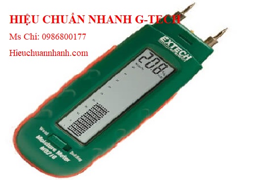 Hiệu chuẩn máy đo độ ẩm gỗ, vật liệu xây dựng bỏ túi EXTECH MO210.Hiệu chuẩn nhanh G-tech