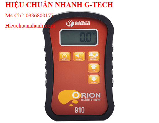 Hiệu chuẩn máy đo độ ẩm gỗ Wagner - USA Orion 910Máy đo độ ẩm gỗ Wagner - USA Orion 910.Hiệu chuẩn nhanh G-tech