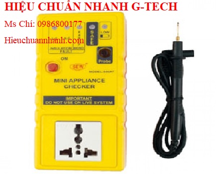 Hiệu chuẩn thiết bị kiểm tra đa năng ELCB/RCD/Wiring SEW DEL-101 (DUMBO).Hiệu chuẩn nhanh G-tech