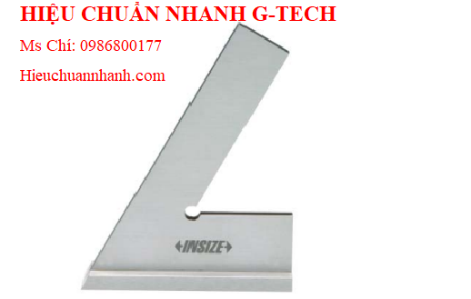 Hiệu chuẩn thước đo góc đế rộng INSIZE 4762-120 (60°; 120x80mm).Hiệu chuẩn nhanh G-tech