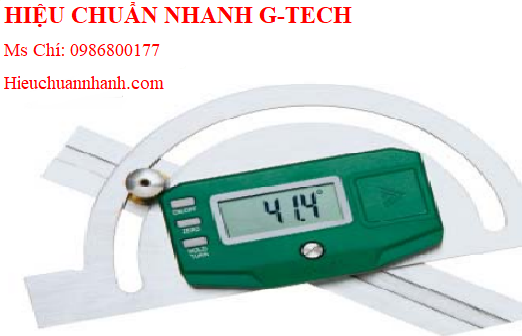  Hiệu chuẩn thước đo góc điện tử INSIZE 4778-100 (0-180°, 126x150mm, 0.05°).Hiệu chuẩn nhanh G-tech