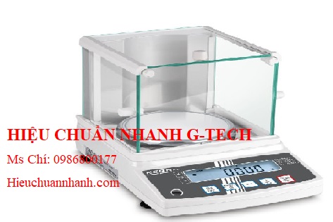 Hiệu chuẩn cân phân tích 3 số lẻ (620g/0,001g) PNJ 600-3M Kern.Hiệu chuẩn nhanh G-tech