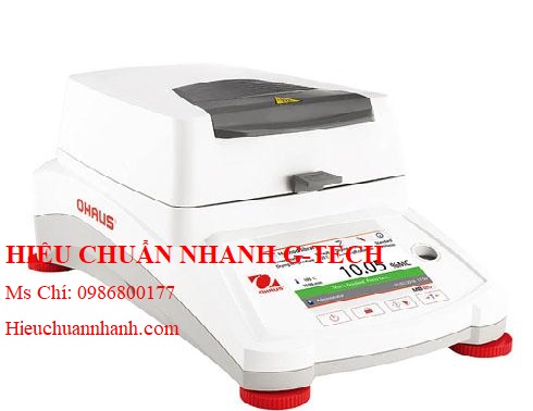 Hiệu chuẩn cân phân tích độ ẩm (120g x 1mg) MB120 Ohaus.Hiệu chuẩn nhanh G-tech