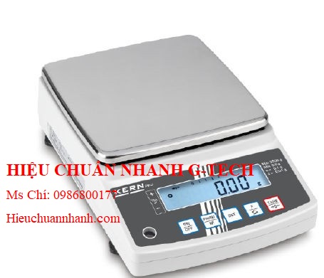 Hiệu chuẩn cân kỹ thuật 1số lẻ (12000g/0,1g) PNJ 12000-1M Kern.Hiệu chuẩn nhanh G-tech