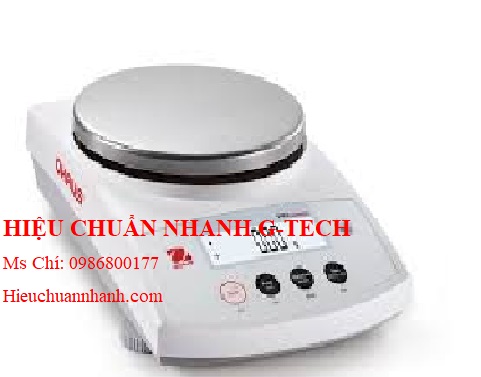 Hiệu chuẩn cân kỹ thuật 2 số lẻ, 2200g x 0.01g PR2202/E Ohaus.Hiệu chuẩn nhanh G-tech