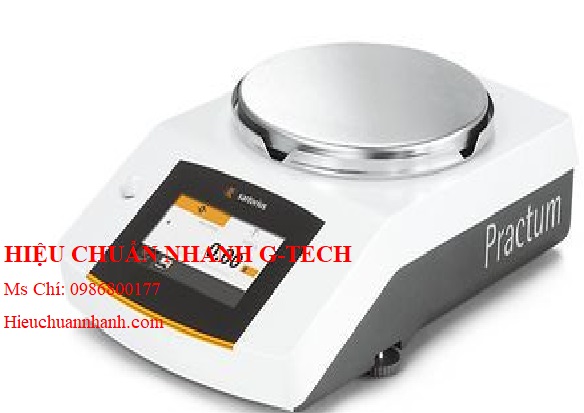 Hiệu chuẩn cân điện tử 2 số lẻ ( 610g x 0.01g) Practum 612-1S, Sartorius.Hiệu chuẩn nhanh G-tech