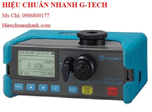 Hiệu chuẩn máy đo nồng độ bụi KANOMAX 3443.Hiệu chuẩn nhanh G-tech