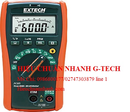 Hiệu chuẩn  đồng hồ vạn năng + NCV (True RMS) EXTECH EX365.Hiệu chuẩn nhanh G-tech