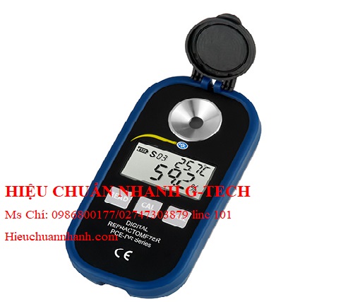 Hiệu chuẩn khúc xạ kế kỹ thuật số đo độ ngọt PCE DRB 2.Hiệu chuẩn nhanh G-tech