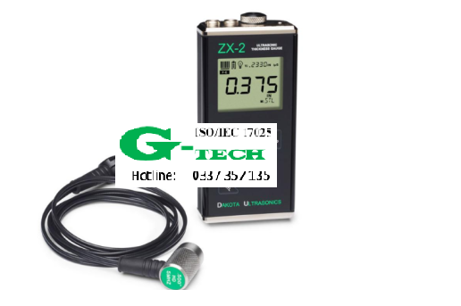 DỊCH VỤ PHÂN PHỐI - MUA BÁN - HIỆU CHUẨN MÁY ĐO ĐỘ DÀY SIÊU ÂM DAKOTA ZX-2 (0.63 ~914.4 mm, 0.01mm, tốc độ được cài sẵn)