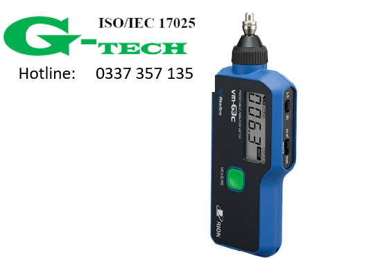 MÁY ĐO RUNG CẦM TAY VM-63C HÃNG SẢN XUẤT : RION NHẬT BẢN. NHÀ PHÂN PHỐI - KÈM HIỆU CHUẨN