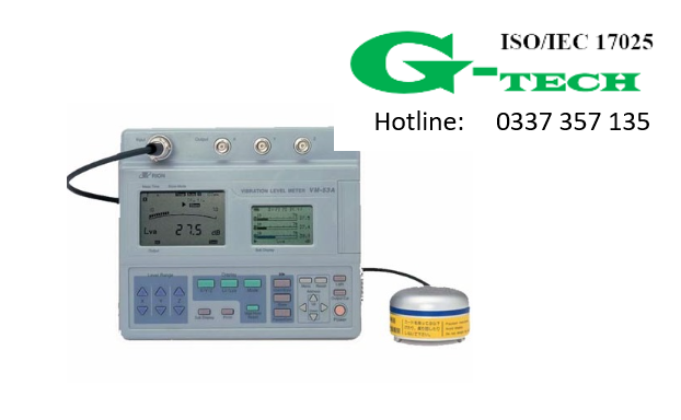 MÁY ĐO RUNG BA CHIỀU VM-54  HÃNG SẢN XUẤT : RION NHẬT BẢN. NHÀ PHÂN PHỐI - KÈM HIỆU CHUẨN